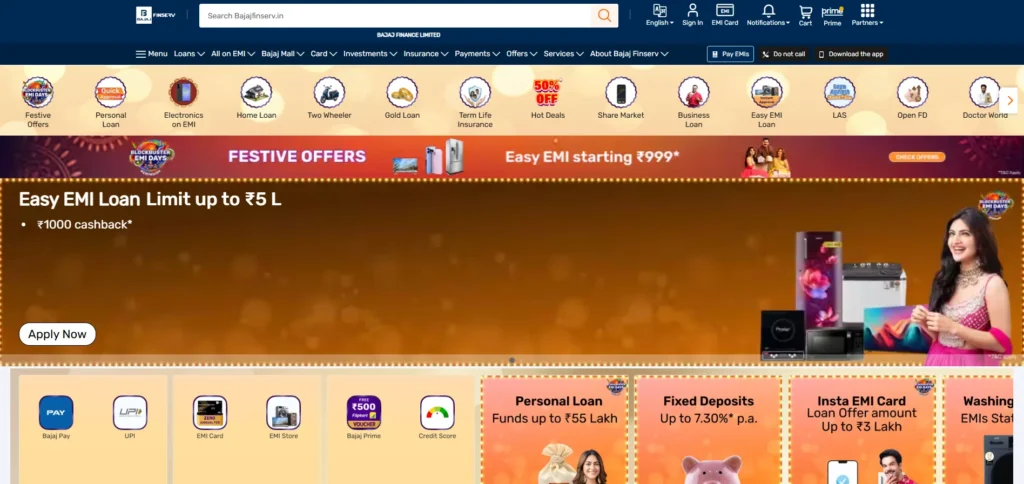 Finance Company in Mumbai - Bajaj Finance Ltd.