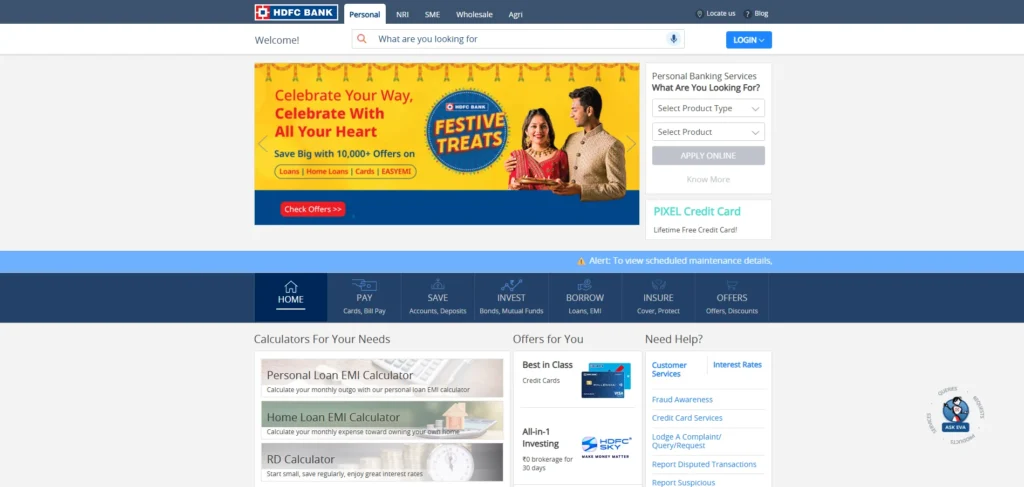 Finance Company in Mumbai - HDFC Bank