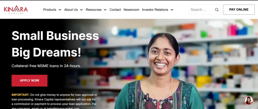 Kinara Capital - Finance Companies in Bangalore