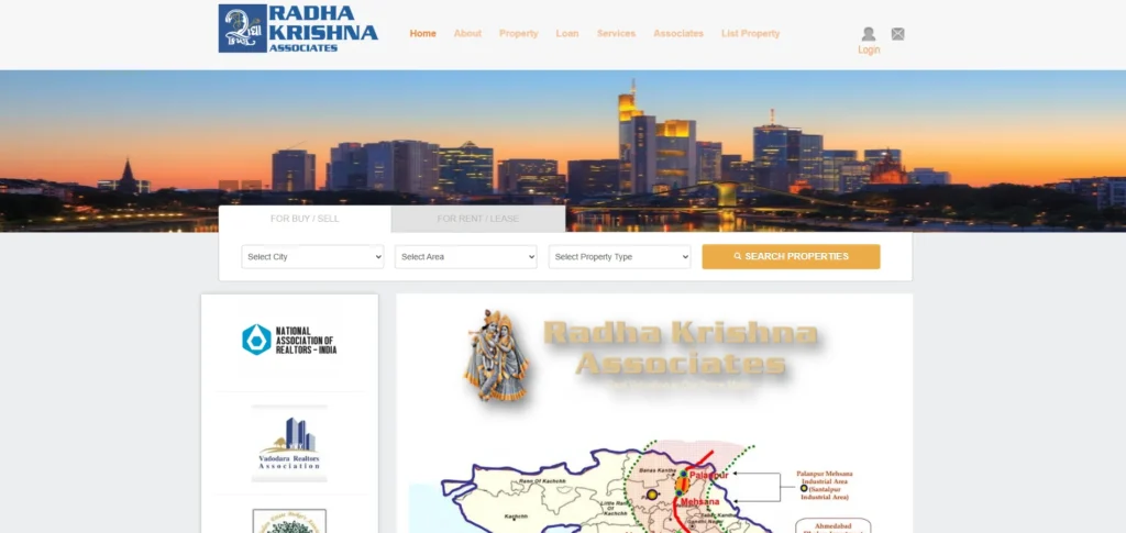 Real Estate Agent in Vadodara - Radha Krishna Associates