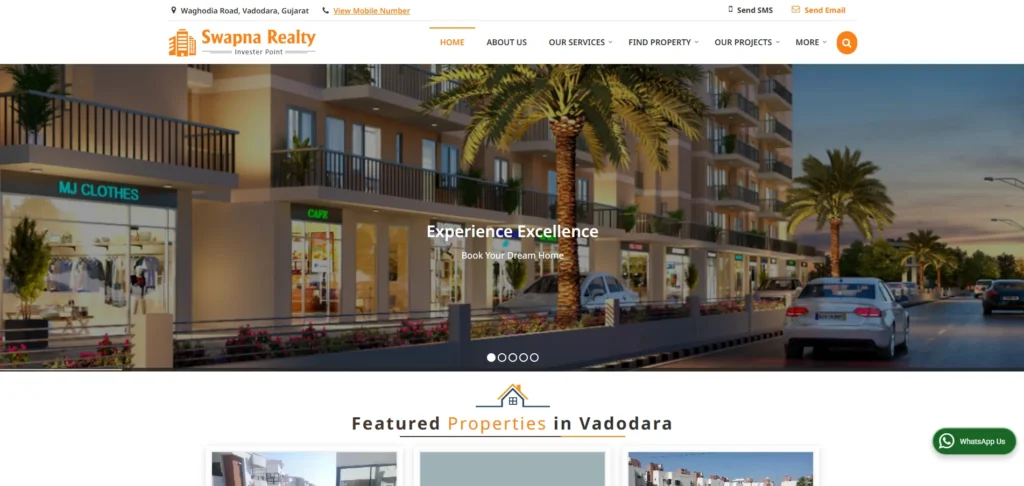 Real Estate Agent in Vadodara - Swapna Realty