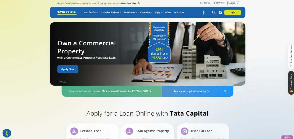 Finance Company in Mumbai - Tata Capital Ltd