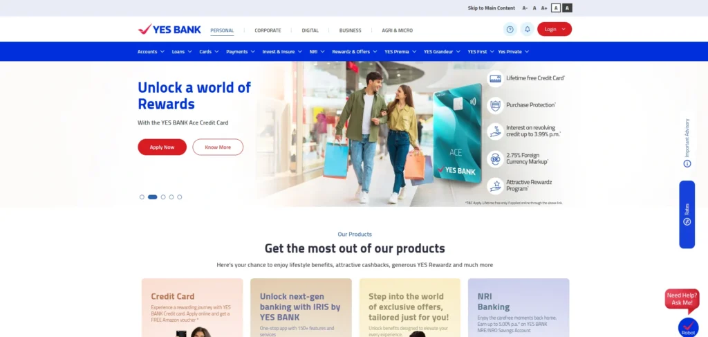 Finance Company in Mumbai - YES Bank Ltd