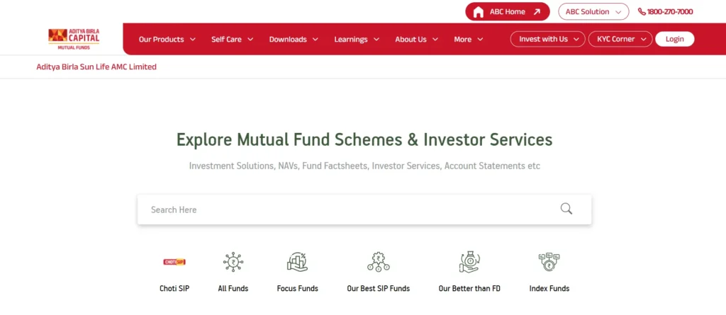 Aditya Birla Sun Life Asset Management Company Ltd - Mutual Fund Company in India