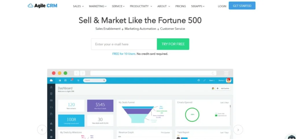 Agile CRM - CRM Software for Real Estate Agents