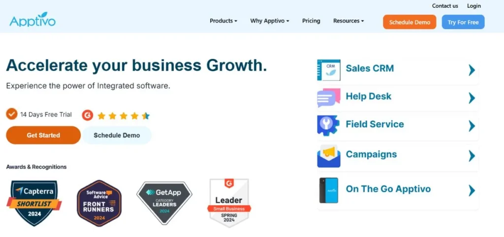 Apptivo - CRM Software for Real Estate Agents