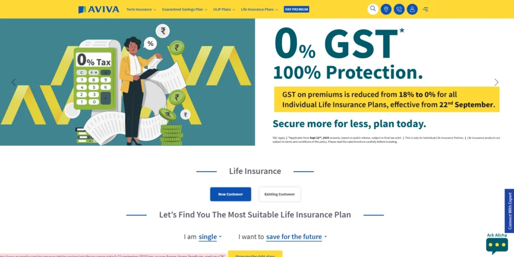 Aviva Life Insurance Company-Insurance Companies in India