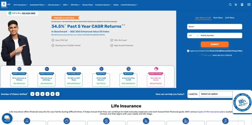 Bajaj Allianz Life Insurance Company-Insurance Companies in India