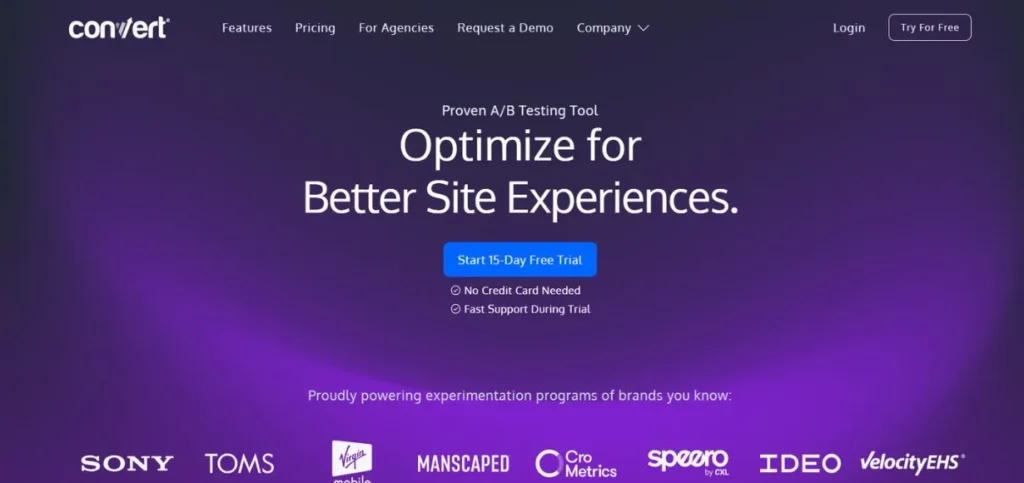 Convert - AB Testing Tools