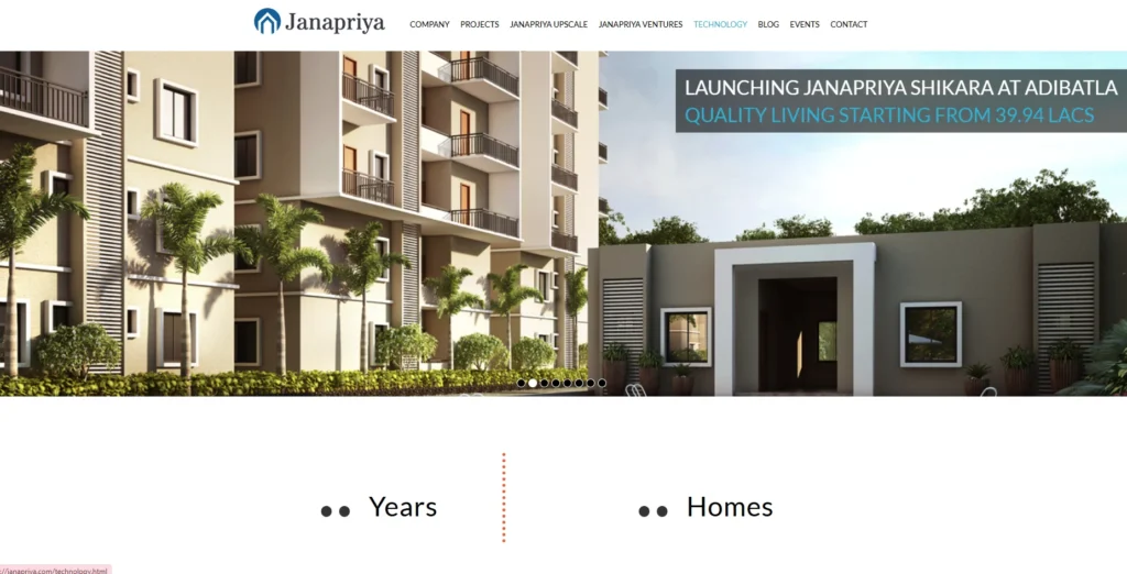 Janapriya-Real Estate Companies in Hyderabad