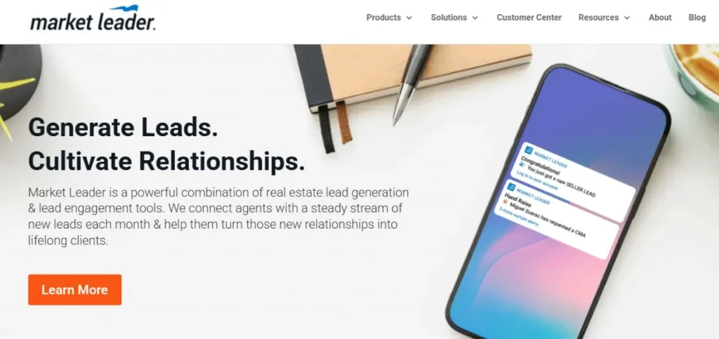 Market Leader - Lead Generation Tools for Real Estate