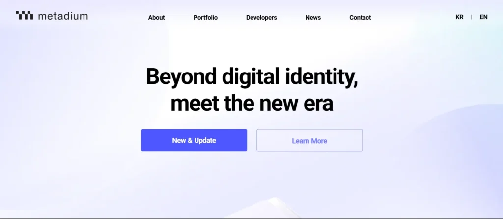 Metadium Technology Inc. - Blockchain Identity Management Companies