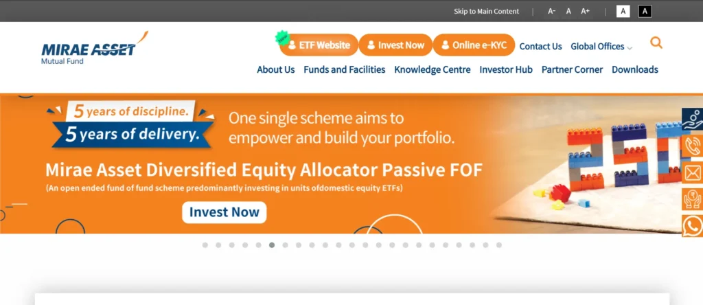 Mirae Asset Investment Managers (India) Pvt. Ltd - Mutual Fund Company in India