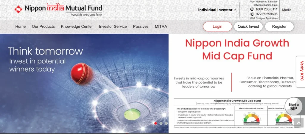 Nippon Life India Asset Management Ltd - Mutual Fund Company in India