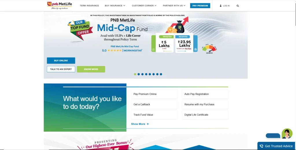 PNB MetLife India Insurance Company-Insurance Companies in India