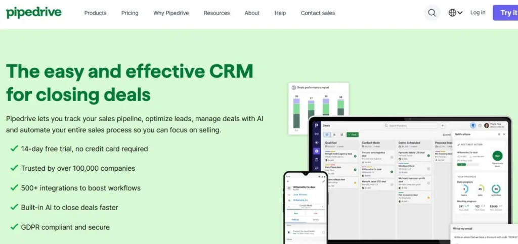 Pipedrive - CRM Software for Real Estate Agents