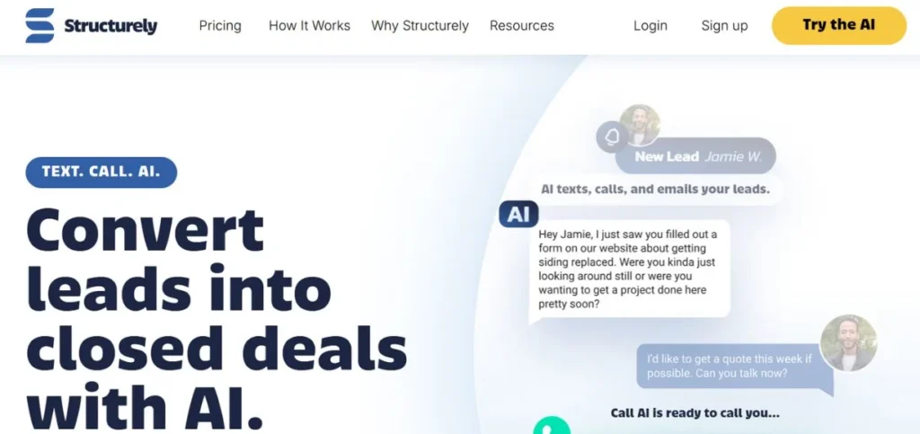 Structurely - Lead Generation Tools for Real Estate