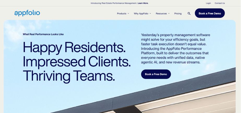Property Management CRM Software-appfolio