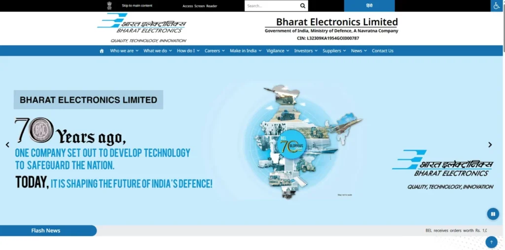 Bharat Electronics Limited  - Navratna Company of India