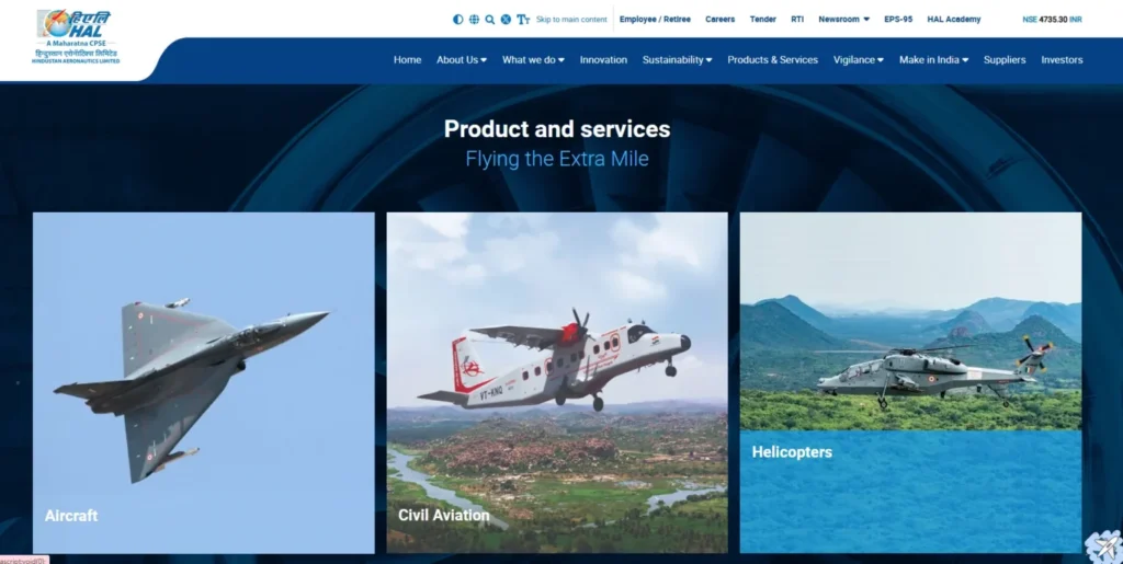 Hindustan Aeronautics Limited  - Navratna Company of India