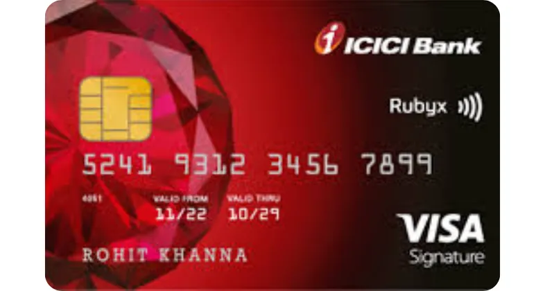 ICICI Bank Rubyx Credit Card - ICICI Credit Card