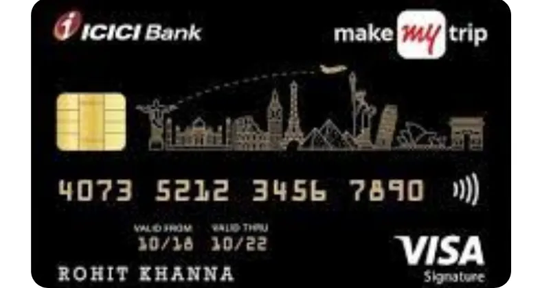 MakeMyTrip ICICI Bank Signature Credit Card - ICICI Credit Card