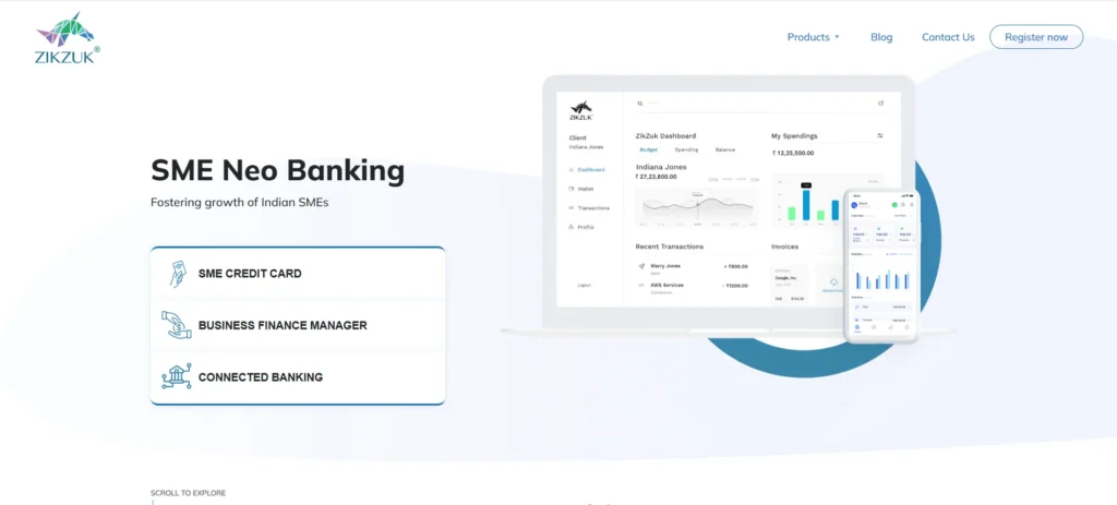 Neobanks in India zikzuk
