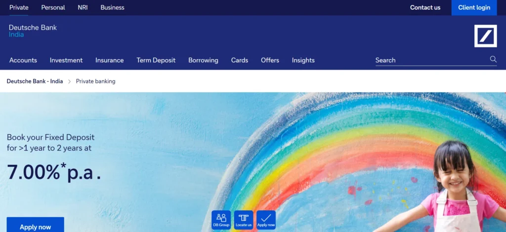 Deutsche Bank - Investment Banking Company in India