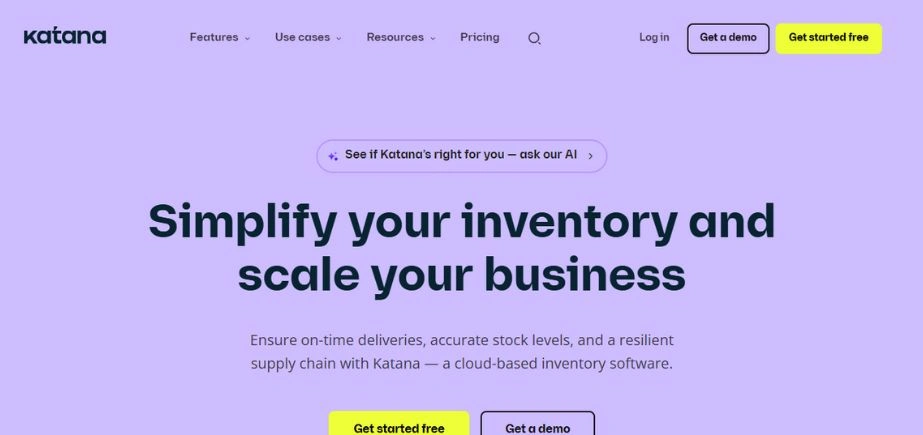 Katana MRP - Inventory Management Software