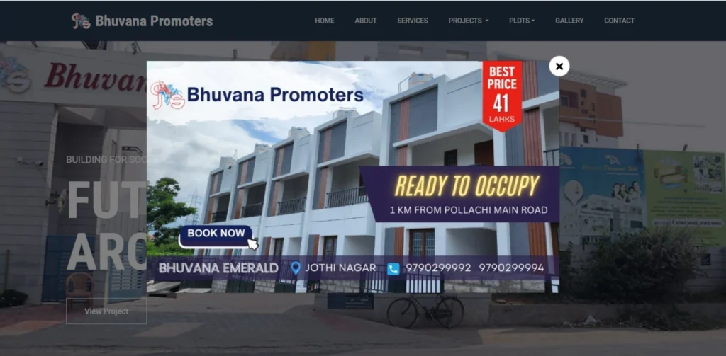 Builders in Coimbatore - Bhuvana Promoters