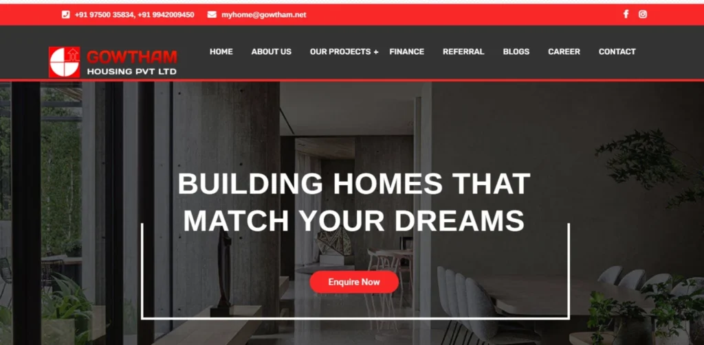 Builders in Coimbatore - Gowtham Housing Private Limited