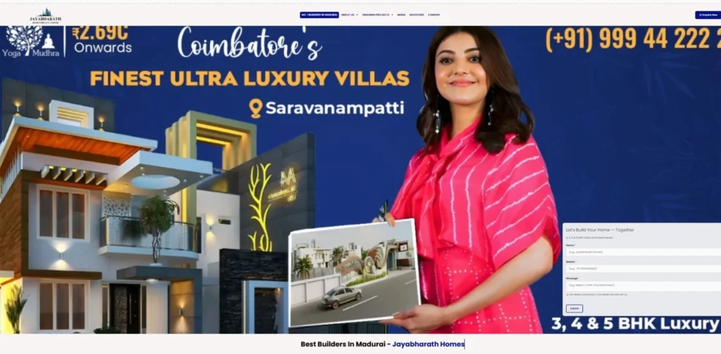 Builders in Coimbatore - Jayabharath Homes