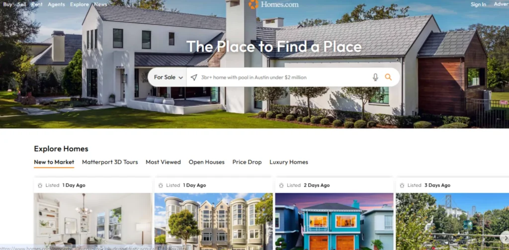 Zillow Type Websites