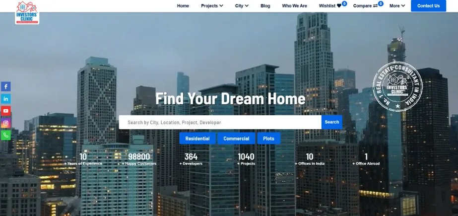 real estate brokers in India - investors clinic