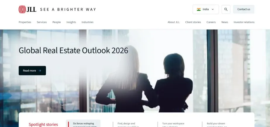 real estate brokers in india - JLL