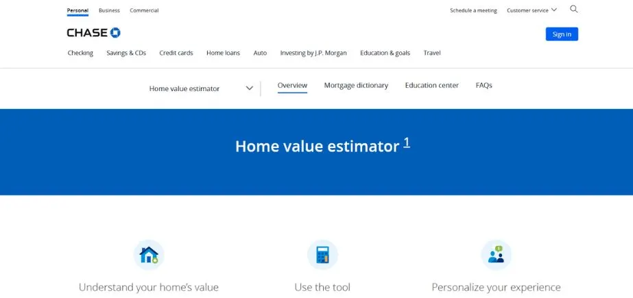 Property Valuation Tools - chase