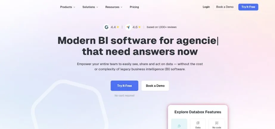 Content Marketing Analytics Tools - databox