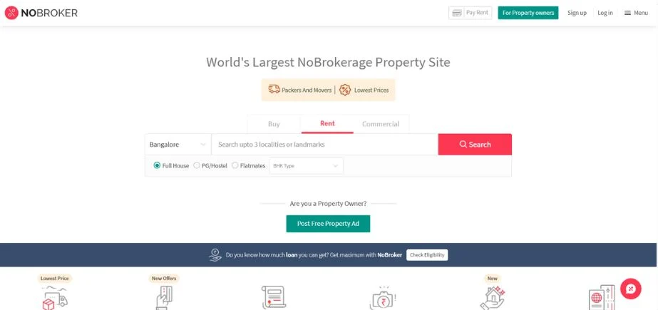 real estate brokers in india - NOBROKER