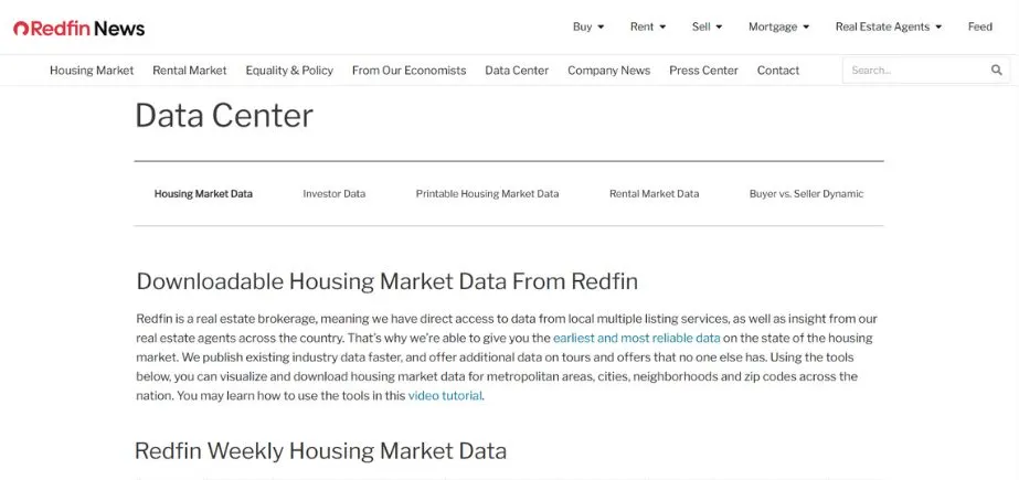 Real Estate Market Analysis - redfin