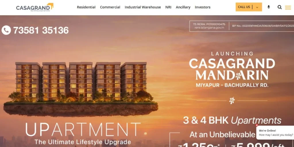 Casagrand Coimbatore - Construction Companies in Coimbatore