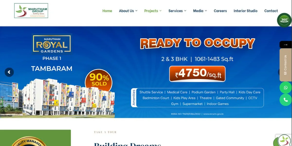 Marutham Group - Builders in Trivandrum