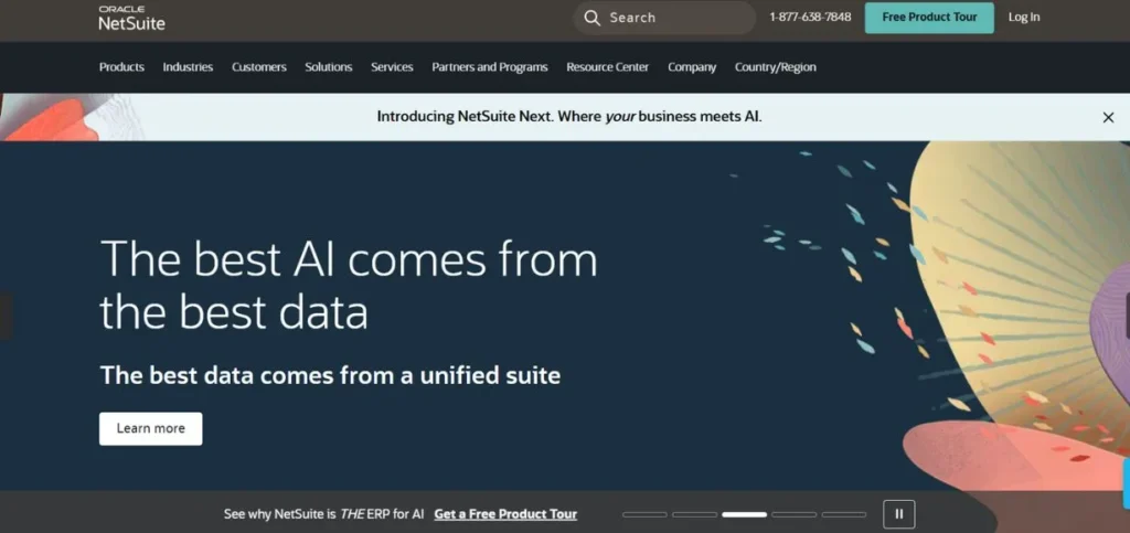 NetSuite by Oracle - Best Accounting Software for Real Estate Business