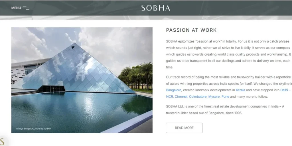 Sobha Limited - Construction Companies in Coimbatore