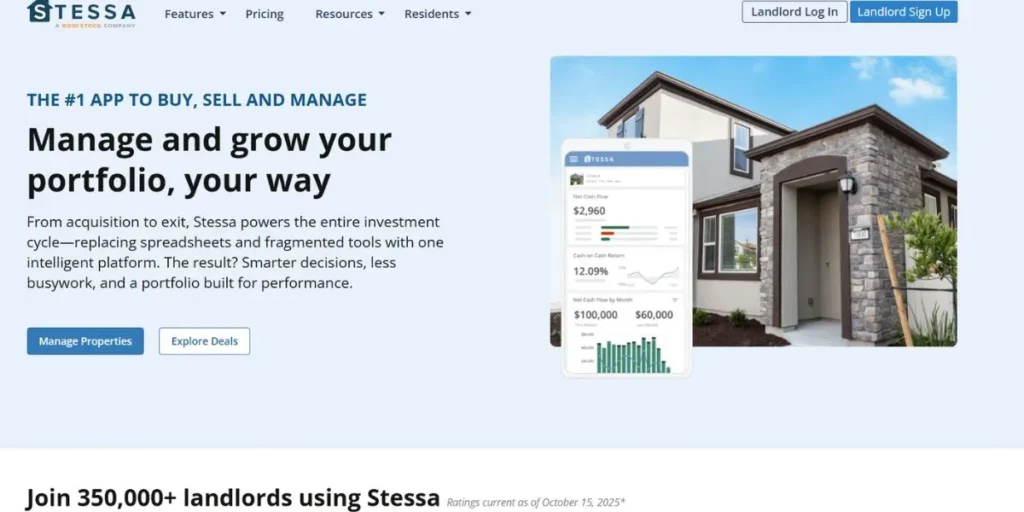 Stessa - Best Accounting Software for Real Estate Business