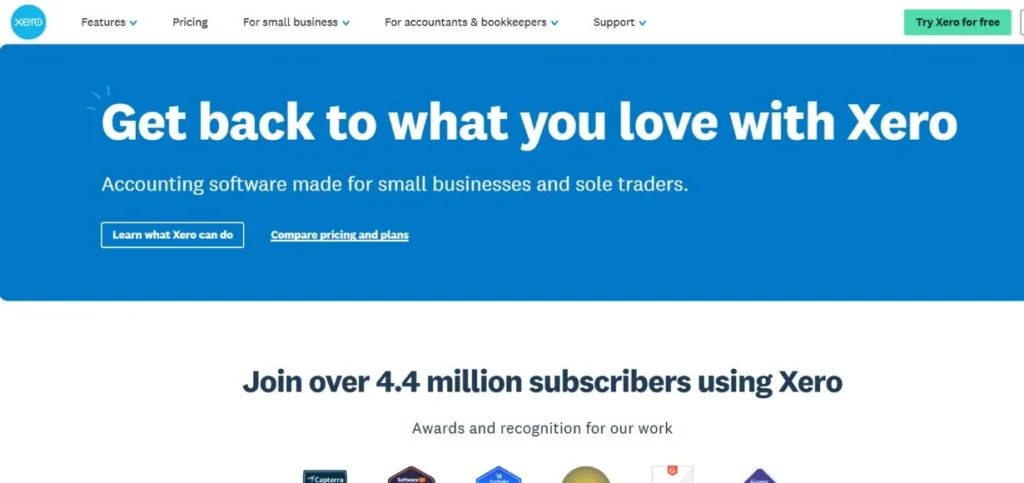 Xero - Best Accounting Software for Real Estate Business