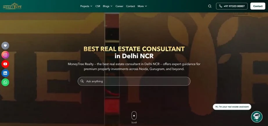 real estate brokers in noida - moneytree