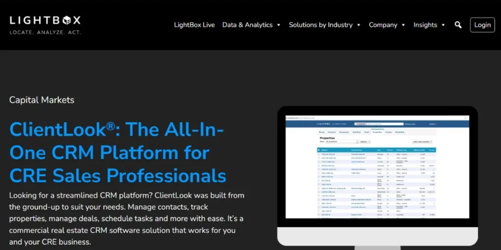 ClientLook - Commercial Real Estate CRM Software