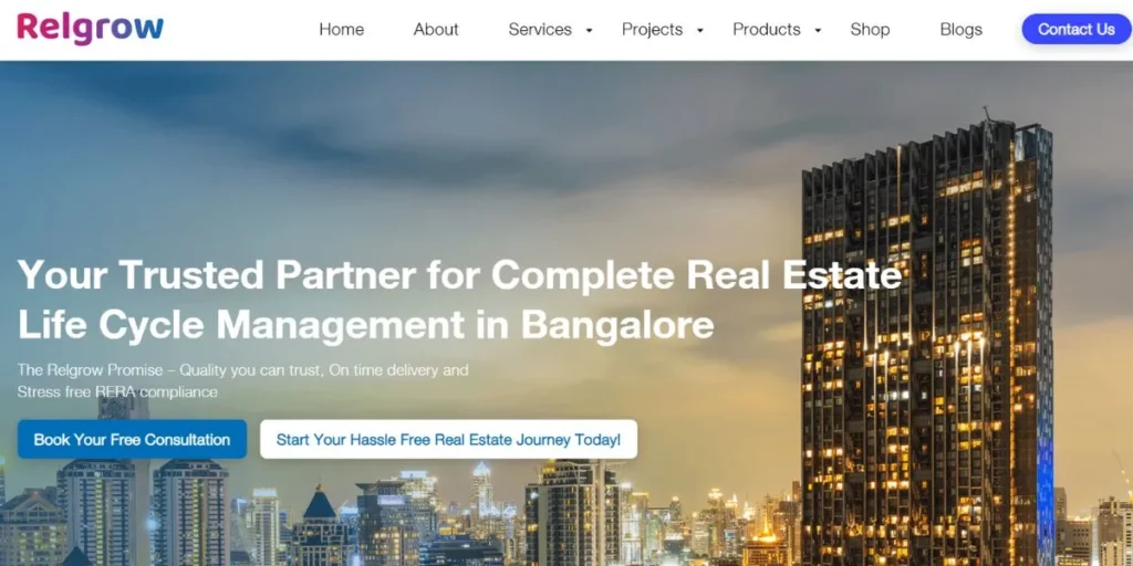 Relgrow - Construction Companies in Bangalore