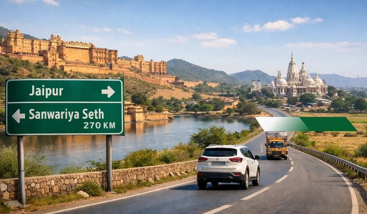 Jaipur to Sanwariya Seth Distance