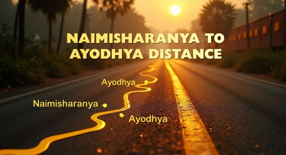 Naimisharanya to Ayodhya Distance